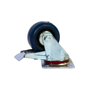 Wheel Castor Blue Brake *80mm