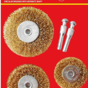 Wire Wheel Brush Set *6mm *3pc
