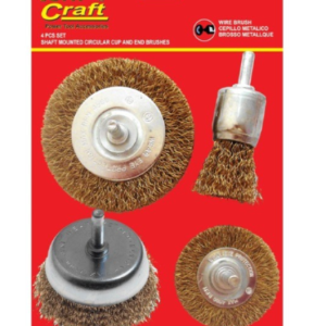 Wire Wheel Brush Set *6mm *4pc